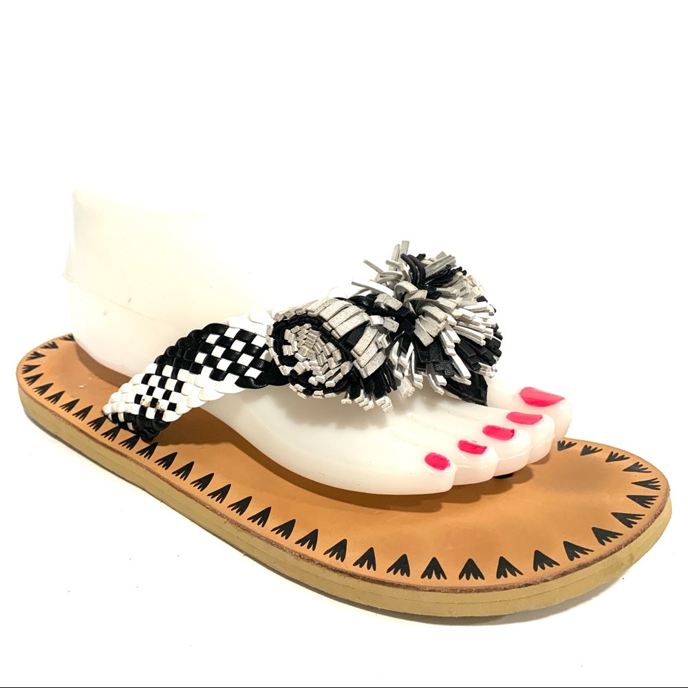 Kate Spade Idette Fringe Tassel Flip Flop Sandal - Picture 2 of 11